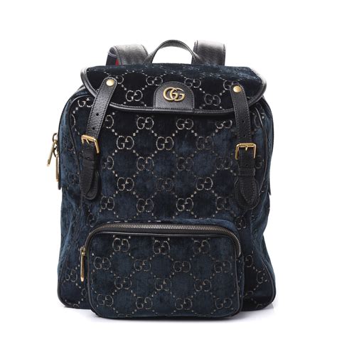 blue gucci backpack|blue gucci backpack accessories.